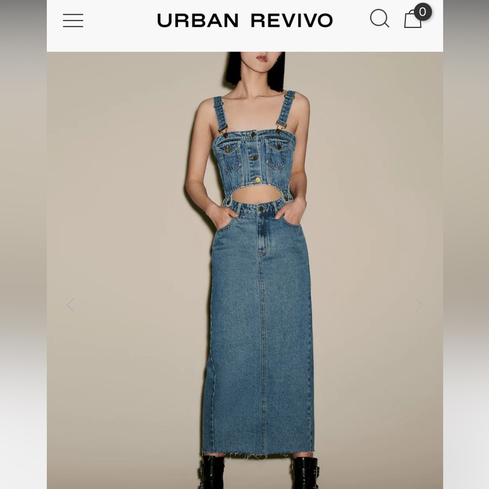 Urban Revivo 2 in one denim dress